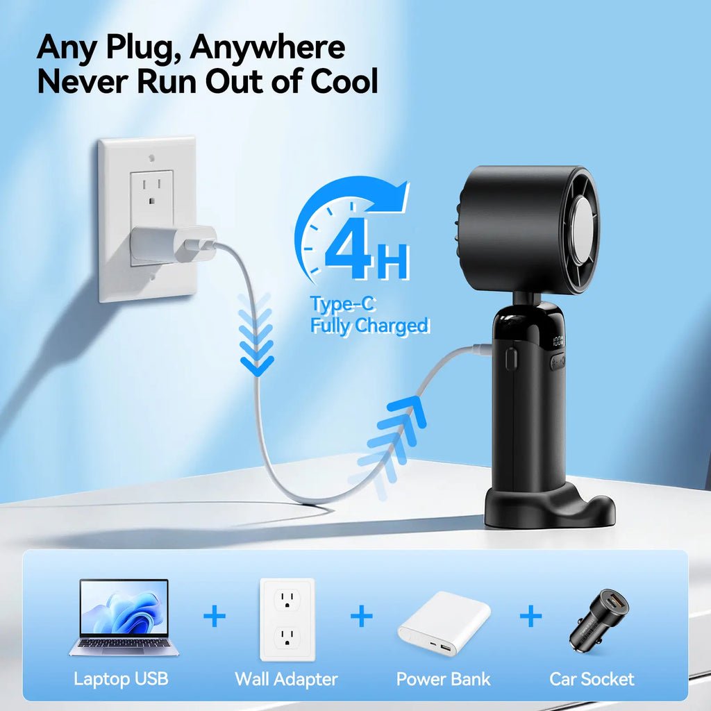 4-in-1 Portable Turbo Cooling Fan