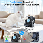 Quiet Desk Cooling Fan with Digital Display